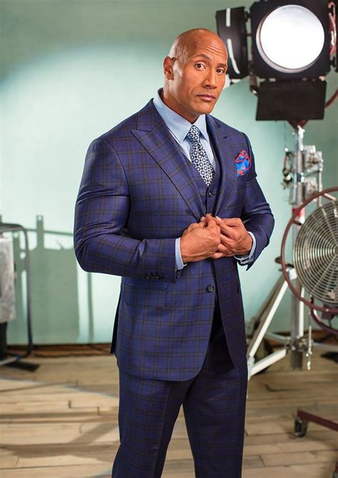 how to dress Dwayne Johnson